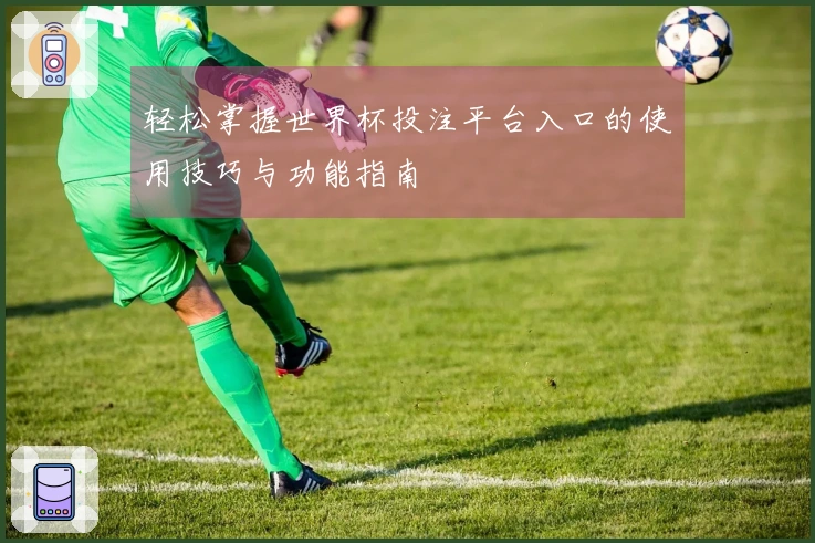 轻松掌握世界杯投注平台入口的使用技巧与功能指南